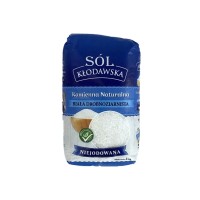 Przejdź do produktu Sól Kłodawska Kamienna niejodowana biała drobna • 1kg