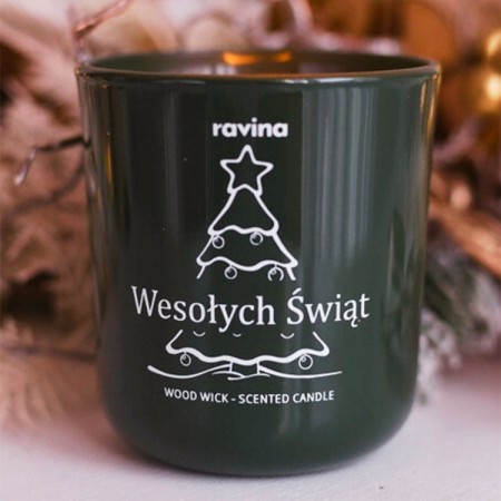 świeca WESOŁYCH ŚWIĄT zielona RAVINA5 kopia.jpg