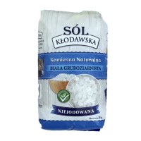 Przejdź do produktu Sól Kłodawska Kamienna niejodowana biała gruba • 1kg