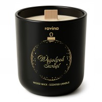 Przejdź do produktu Sojowa Świeca Zapachowa w szkle Bombka Wesołych Świąt • 175g