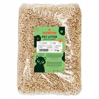 Przejdź do produktu Żwirek pellet drewniany sosnowy dla zwierząt WowPaw • 15kg